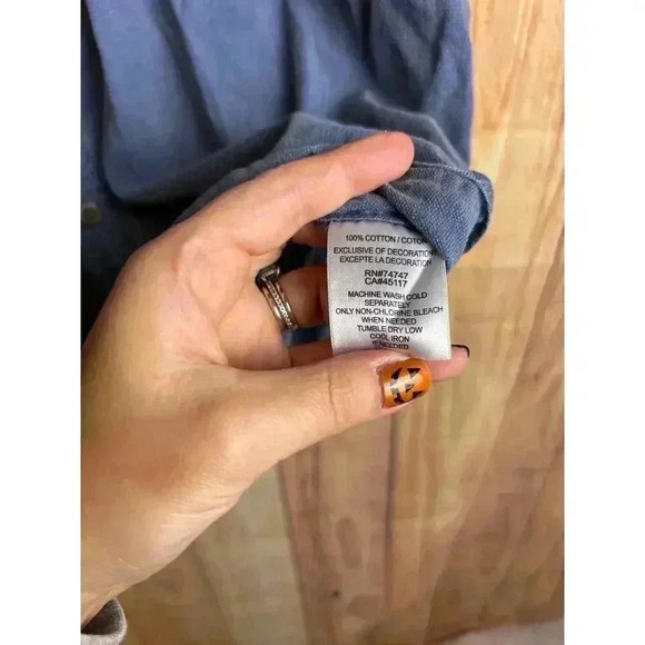 Red Head Brand Co Men's Short Sleeve Linen Button Down Shirt Men's Size XL - Picture 5 of 8